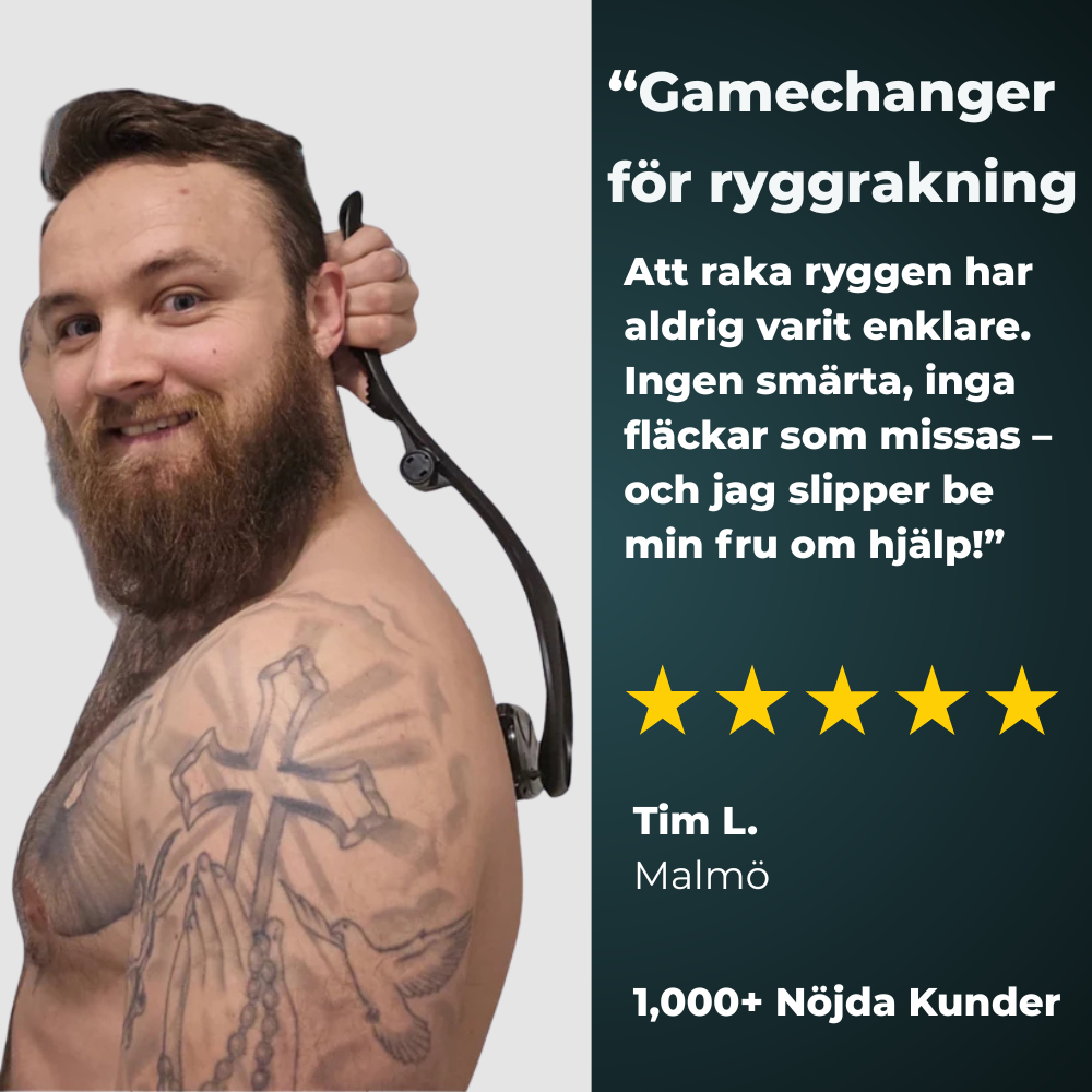 Groomd™ - Raka Din Egen Rygg Enkelt